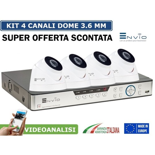Kit completo cablato dvr - dvr, 4