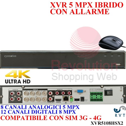 Dvr canali ibrido porta - dvr,
